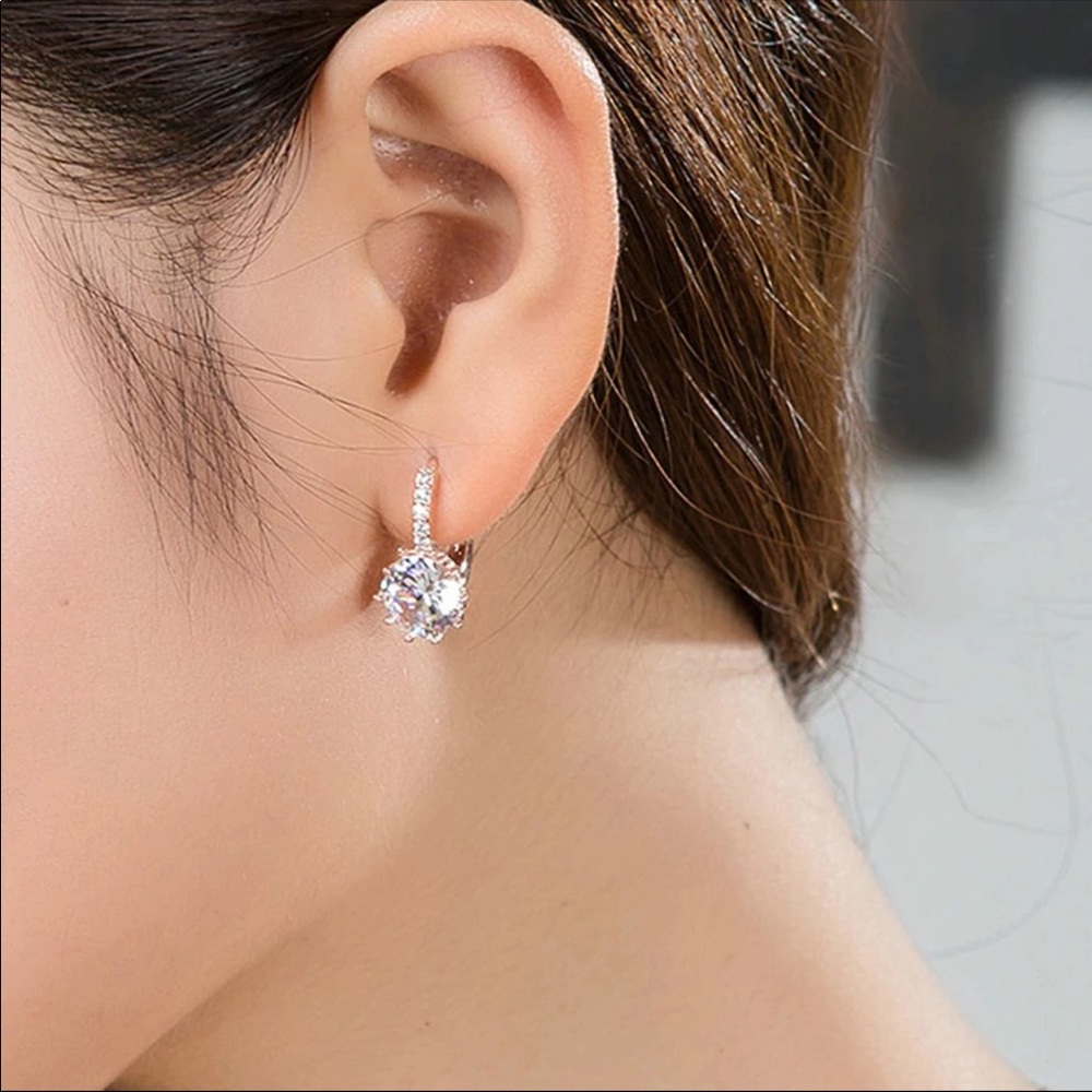 💎💕 Crystal CZ Bling Drop Earrings 💕💎
